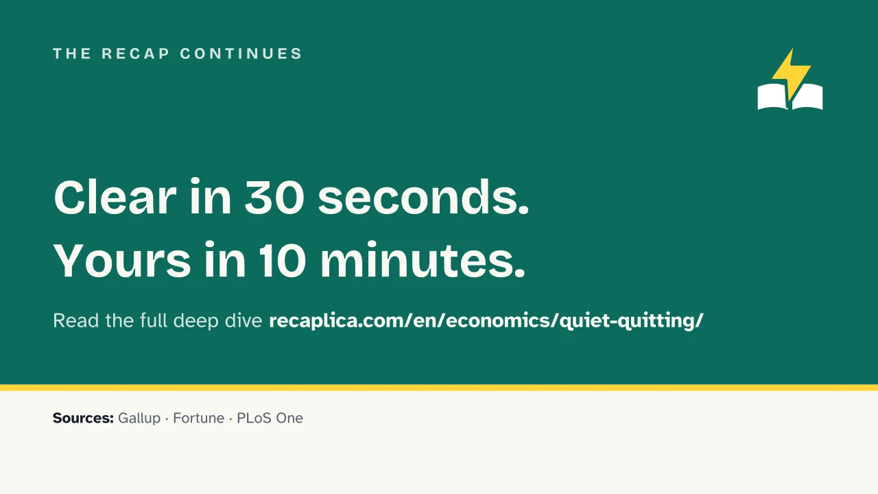 Slide 15 of the presentation on Quiet Quitting: The Recap continues