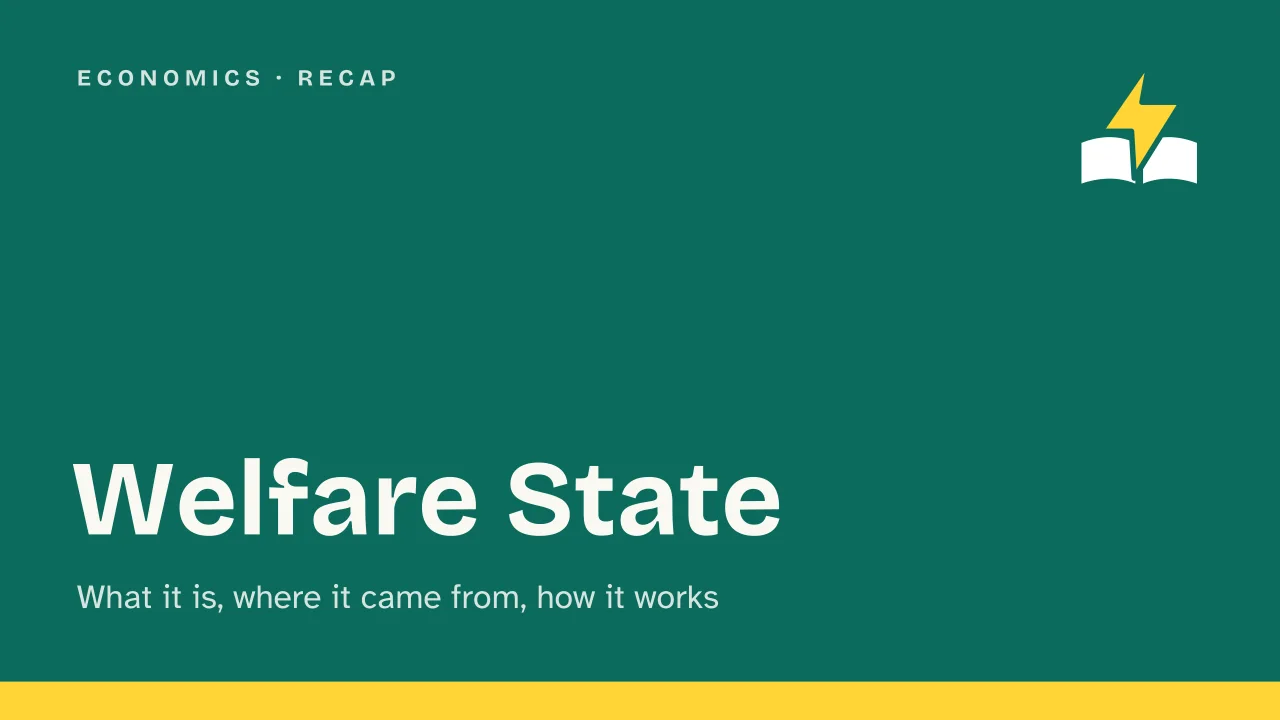 Slide 1 of the presentation on Welfare State: Welfare State