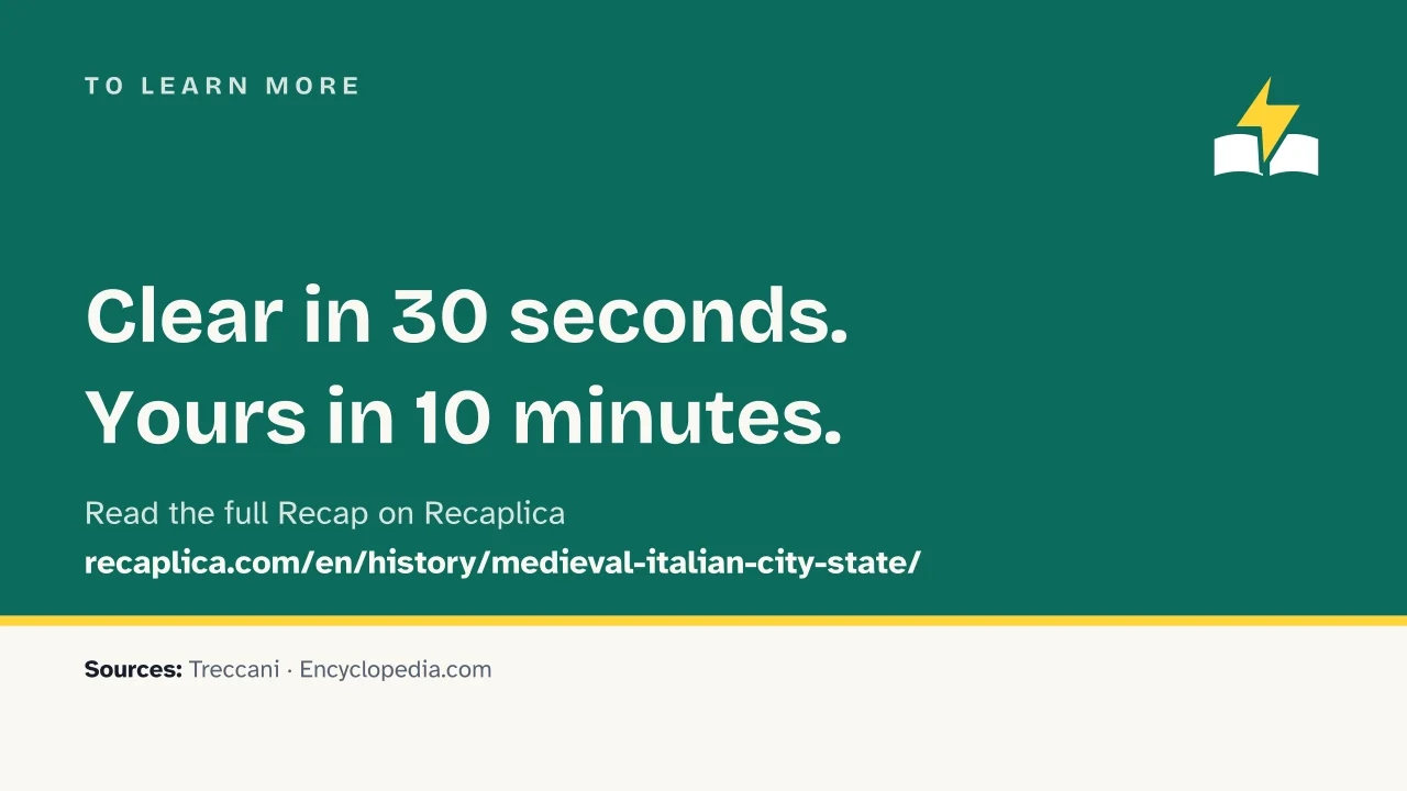 Slide 14 of the presentation on Italian City-State: To learn more