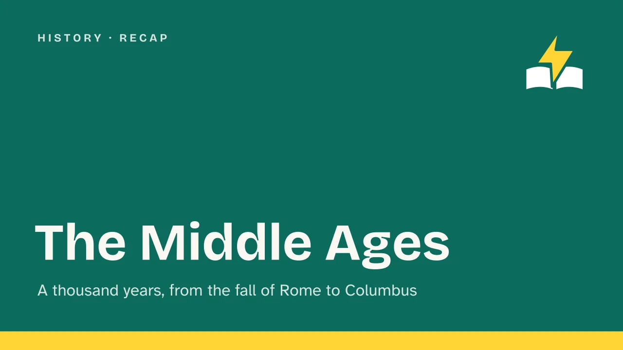 Slide 1 of the presentation on Middle Ages: The Middle Ages