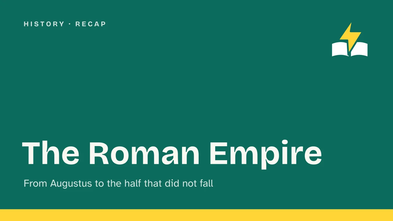 Slide 1 of the presentation on The Roman Empire: The Roman Empire