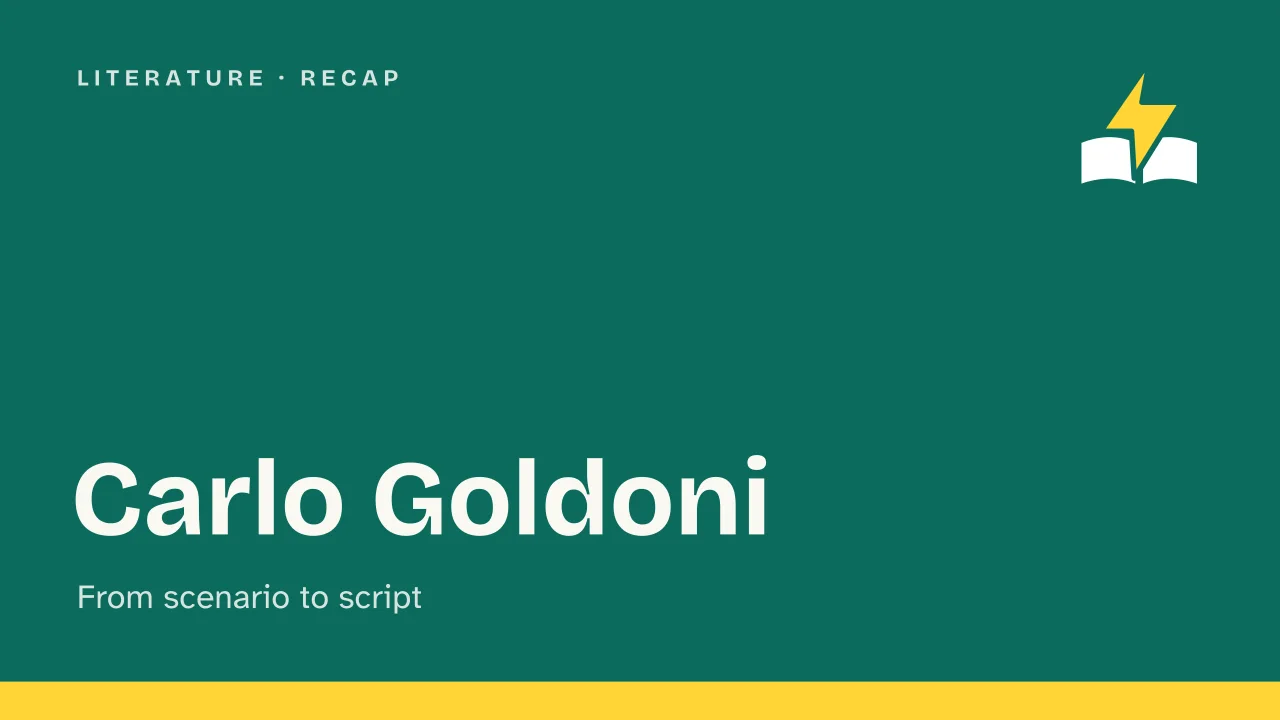 Slide 1 of the presentation on Carlo Goldoni: Carlo Goldoni