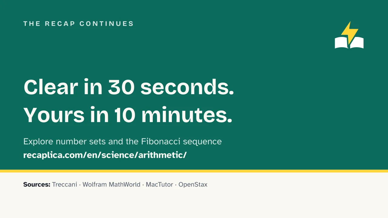 Slide 17 of the presentation on What Is Arithmetic? The Basics Explained: The Recap continues