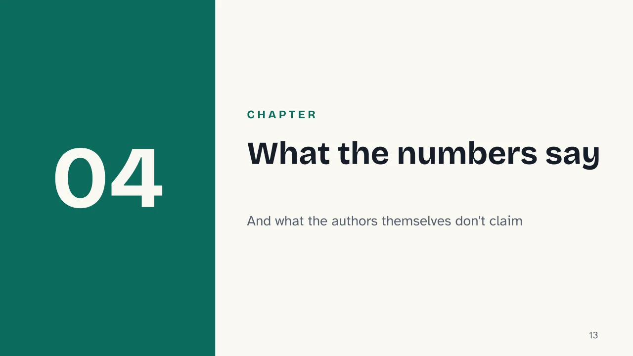 Slide 13 of the presentation on Body fat: Chapter 04: What the numbers say