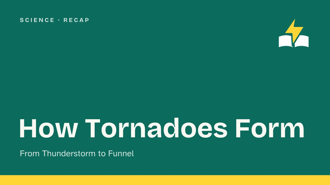 Slide 1 of the presentation on How Tornadoes Form: How Tornadoes Form