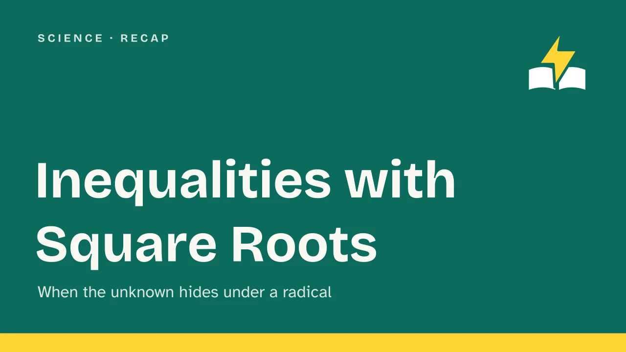 Slide 1 of the presentation on Inequalities with Square Roots: Inequalities with Square Roots