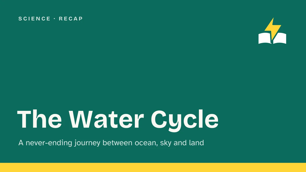 Slide 1 of the presentation on The Water Cycle: The Water Cycle