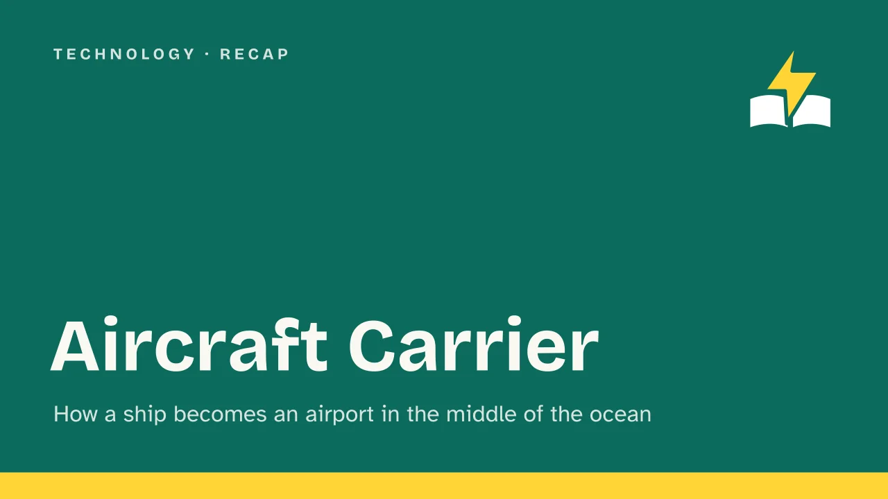 Slide 1 of the presentation on How Does an Aircraft Carrier Work? Flight Deck, Catapults and Nuclear Power: Aircraft Carrier