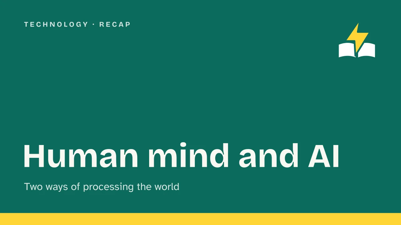 Slide 1 of the presentation on Human Cognition vs. AI: Human mind and AI