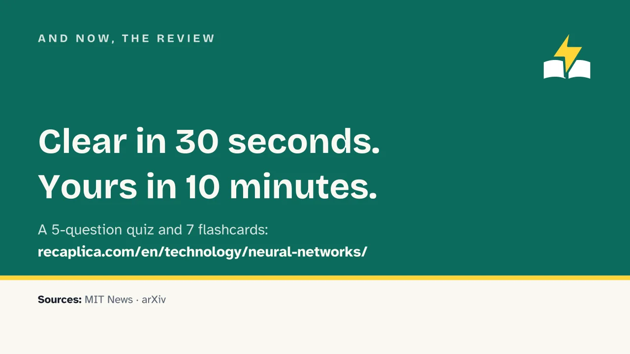 Slide 17 of the presentation on Neural networks: And now, the review