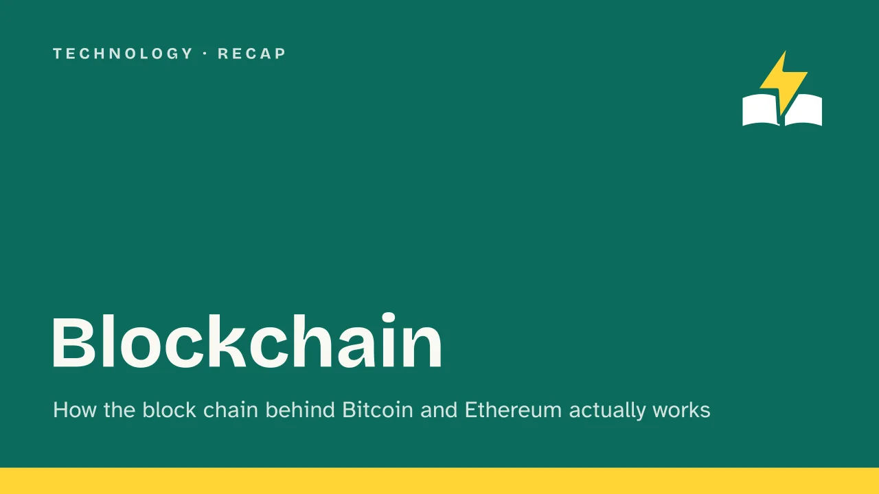 Slide 1 of the presentation on Blockchain: Blockchain