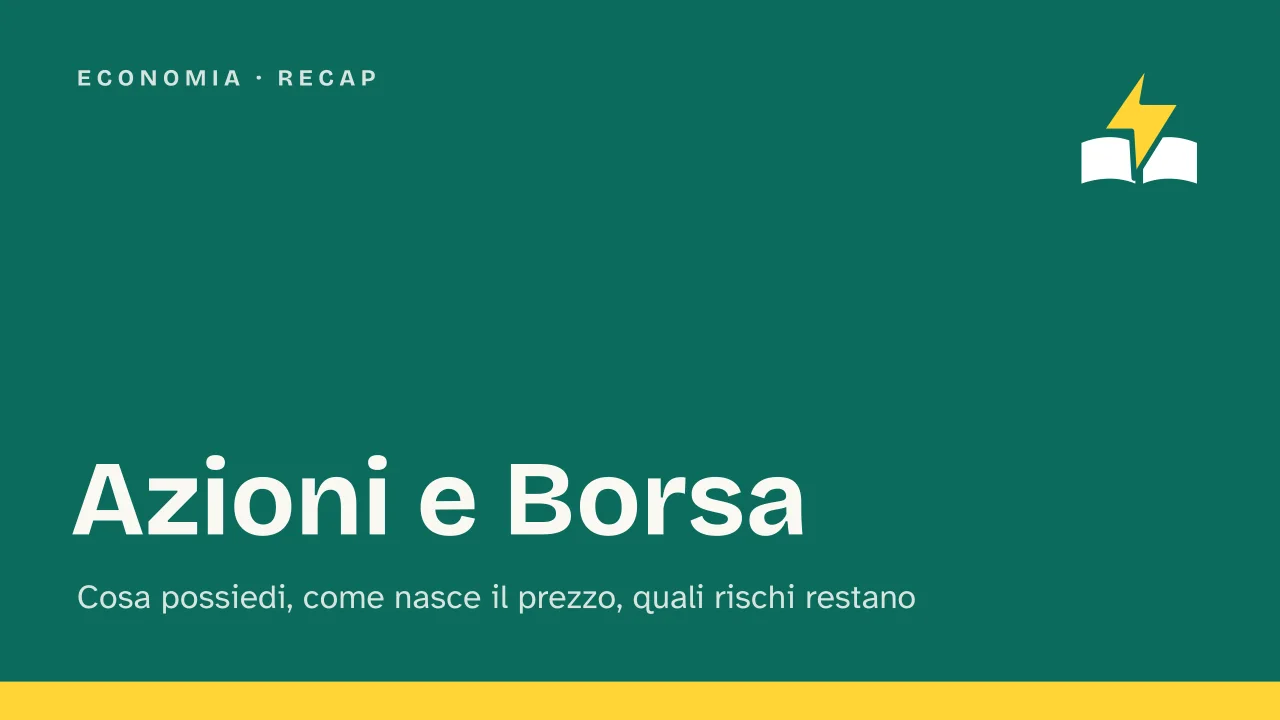 Slide 1 della presentazione su Azioni e Borsa: Azioni e Borsa