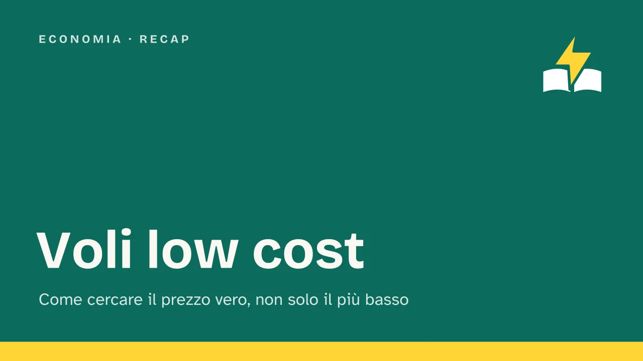 Slide 1 della presentazione su Voli low cost: Voli low cost