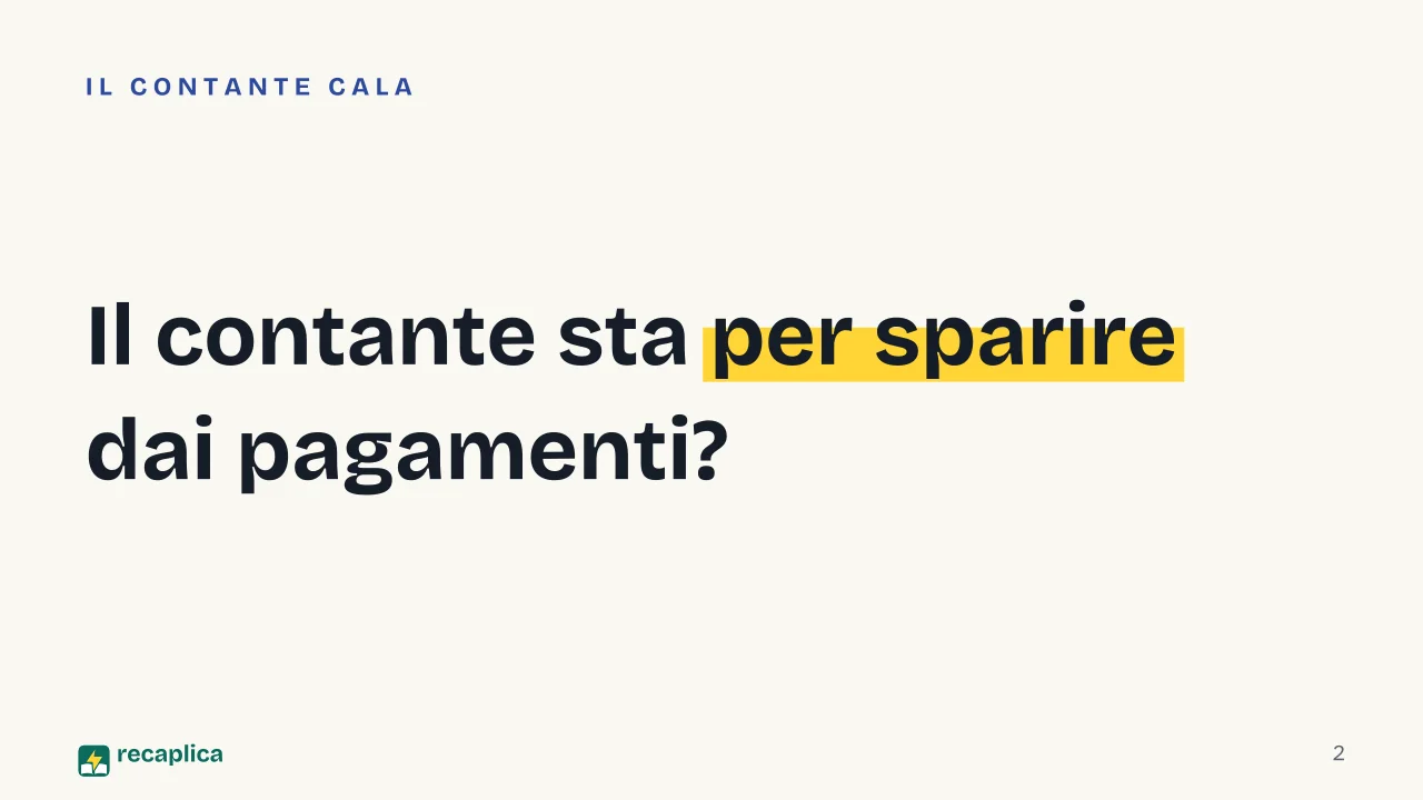 Slide 2 della presentazione su Euro digitale: Il contante sta per sparire dai pagamenti?