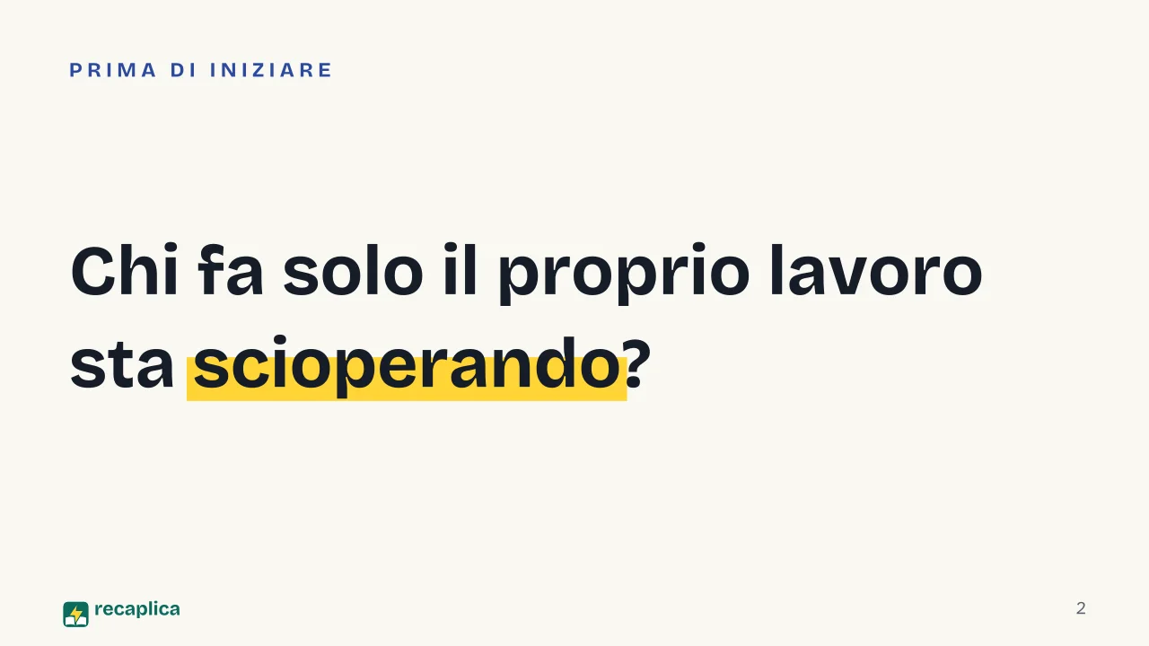 Slide 2 della presentazione su Quiet quitting: Chi fa solo il proprio lavoro sta scioperando?