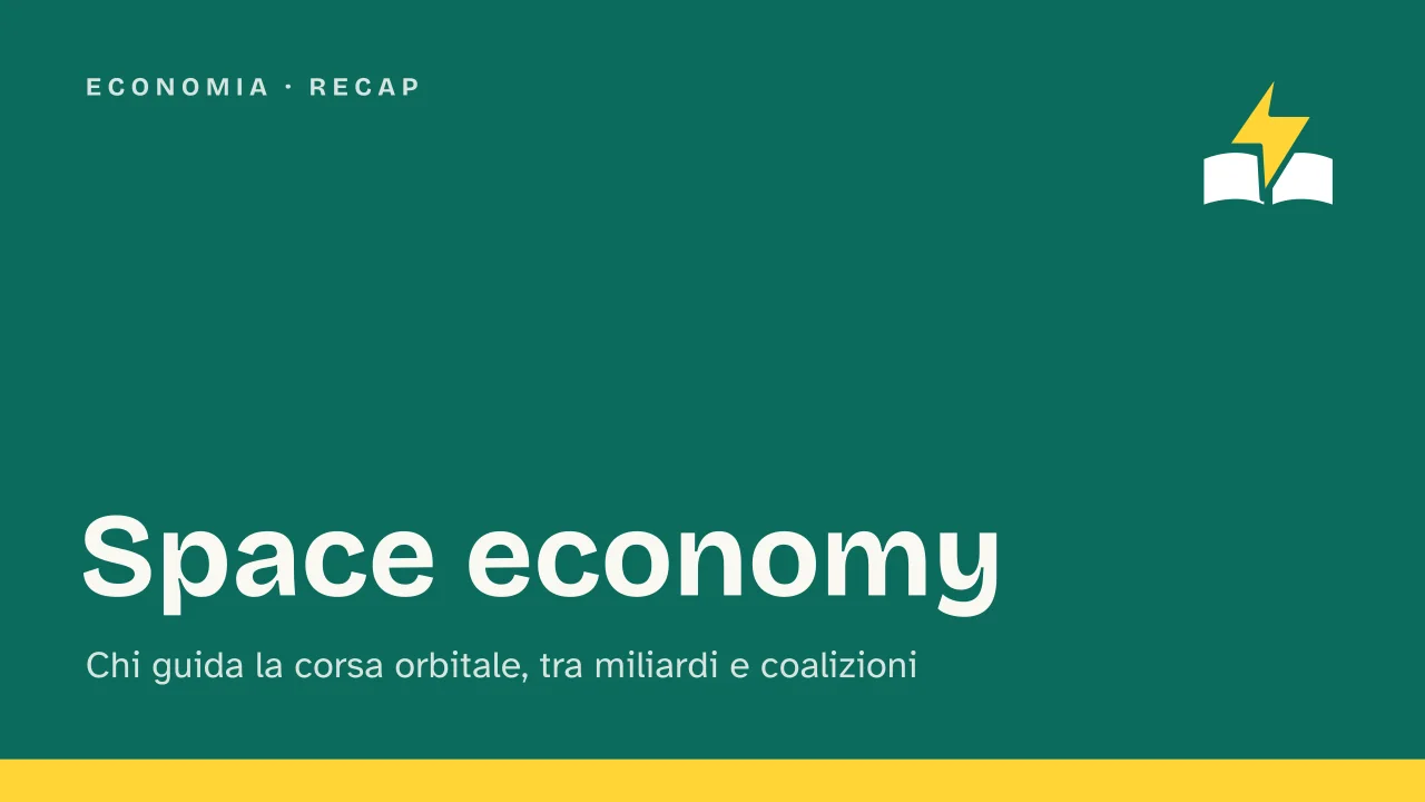Slide 1 della presentazione su Space economy: Space economy