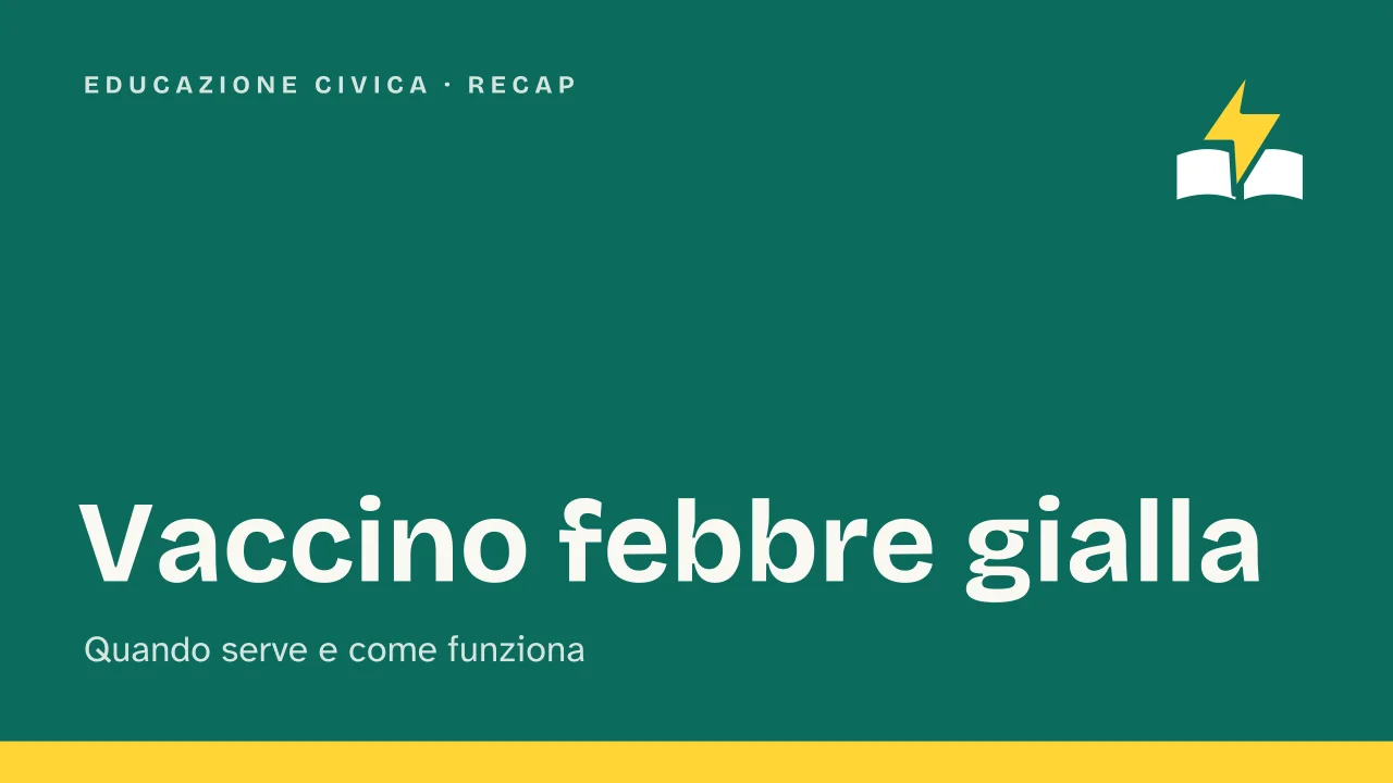 Slide 1 della presentazione su Vaccino febbre gialla: Vaccino febbre gialla
