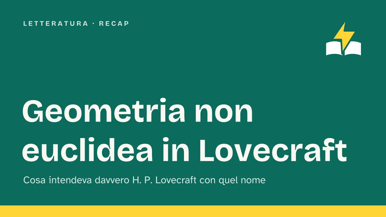 Slide 1 della presentazione su Geometria non euclidea di Lovecraft: Geometria non euclidea in Lovecraft