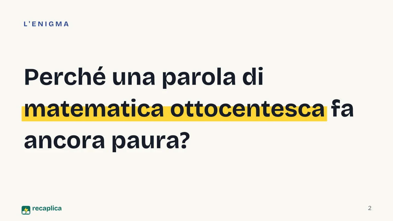 Slide 2 della presentazione su Geometria non euclidea di Lovecraft: Perché una parola di matematica ottocentesca fa ancora paura?