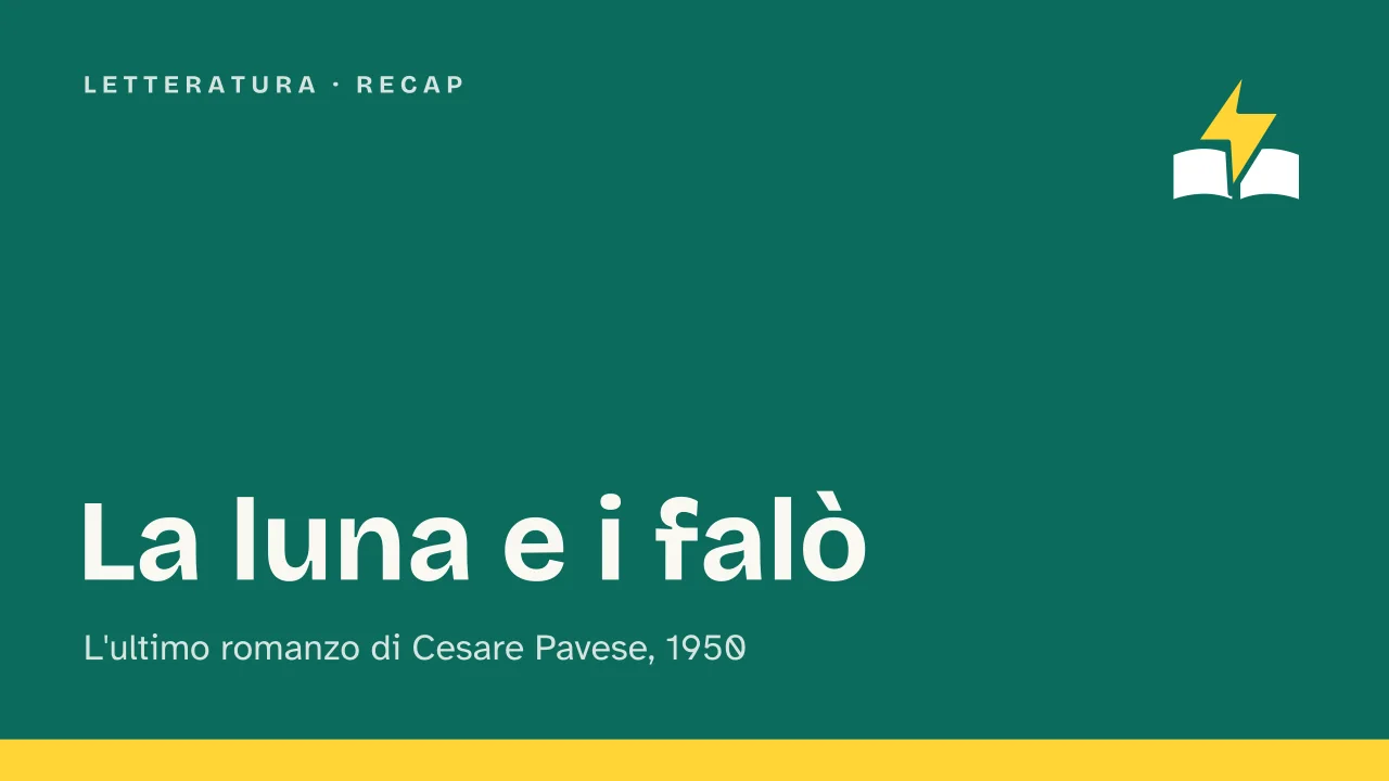 Slide 1 della presentazione su La luna e i falò di Cesare Pavese: La luna e i falò
