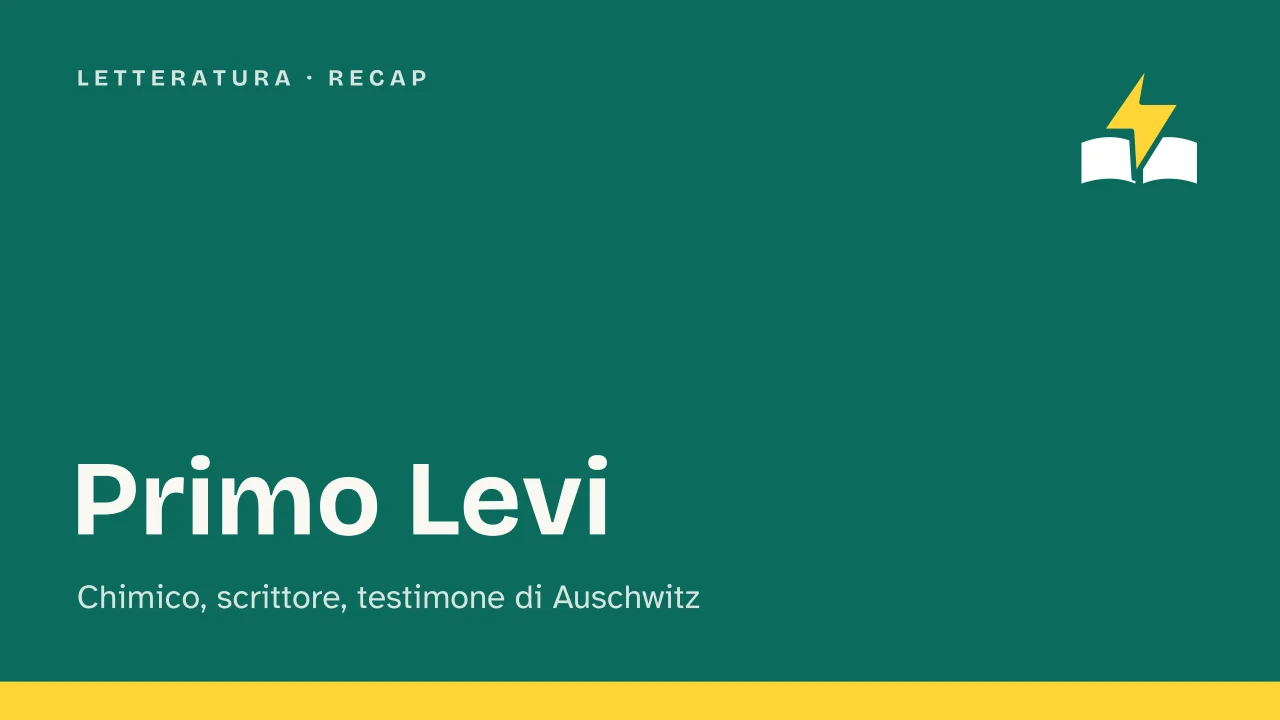 Slide 1 della presentazione su Primo Levi, la biografia, le opere e la testimonianza di Auschwitz: Primo Levi