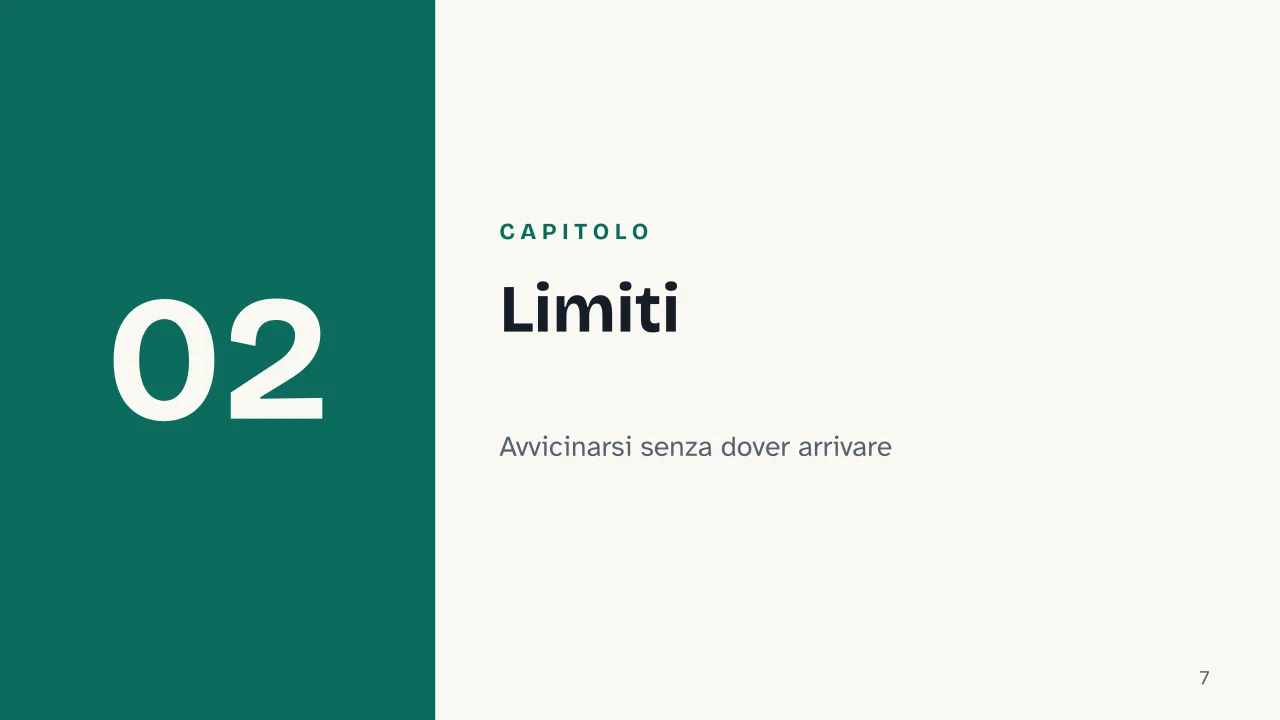 Slide 7 della presentazione su Analisi matematica: Capitolo 02: Limiti