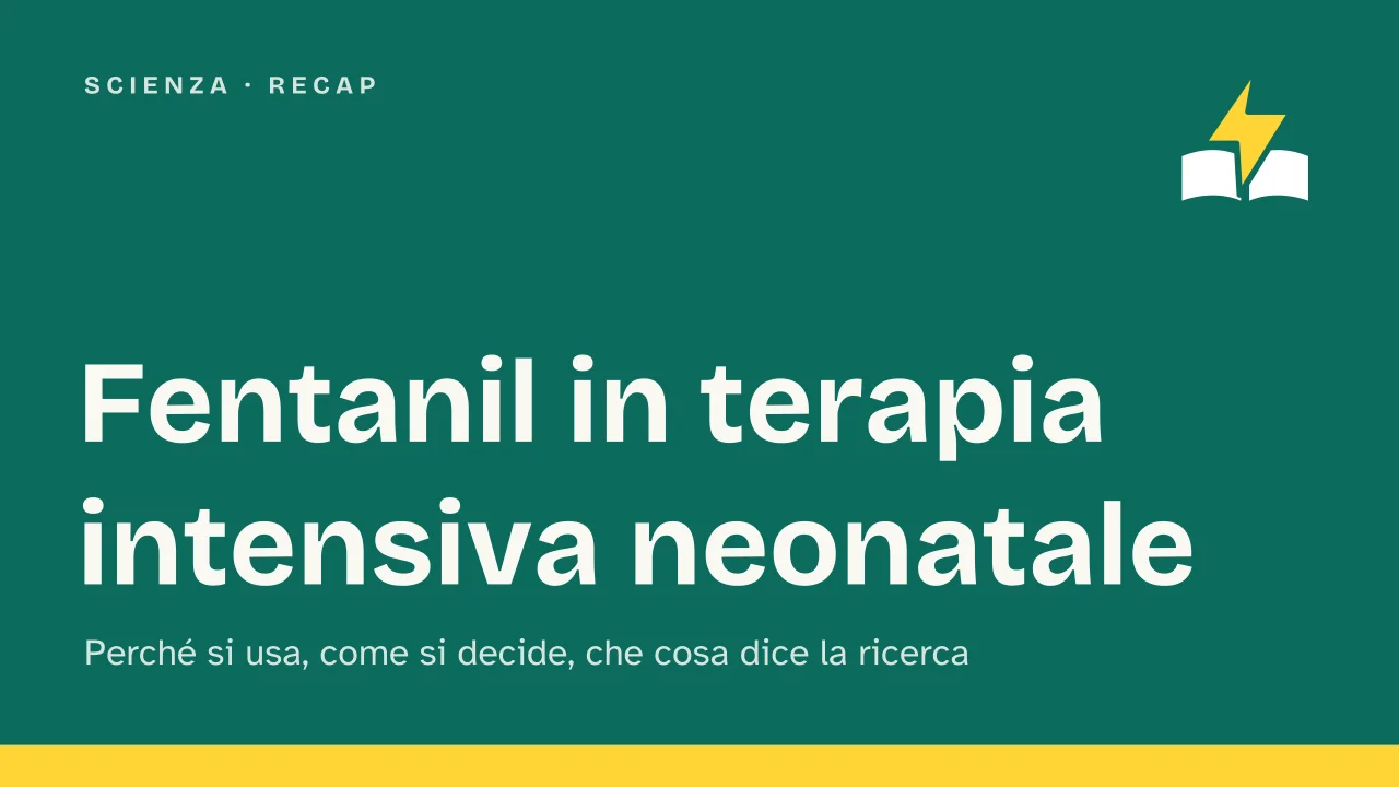 Slide 1 della presentazione su Fentanil in terapia intensiva neonatale: Fentanil in terapia intensiva neonatale