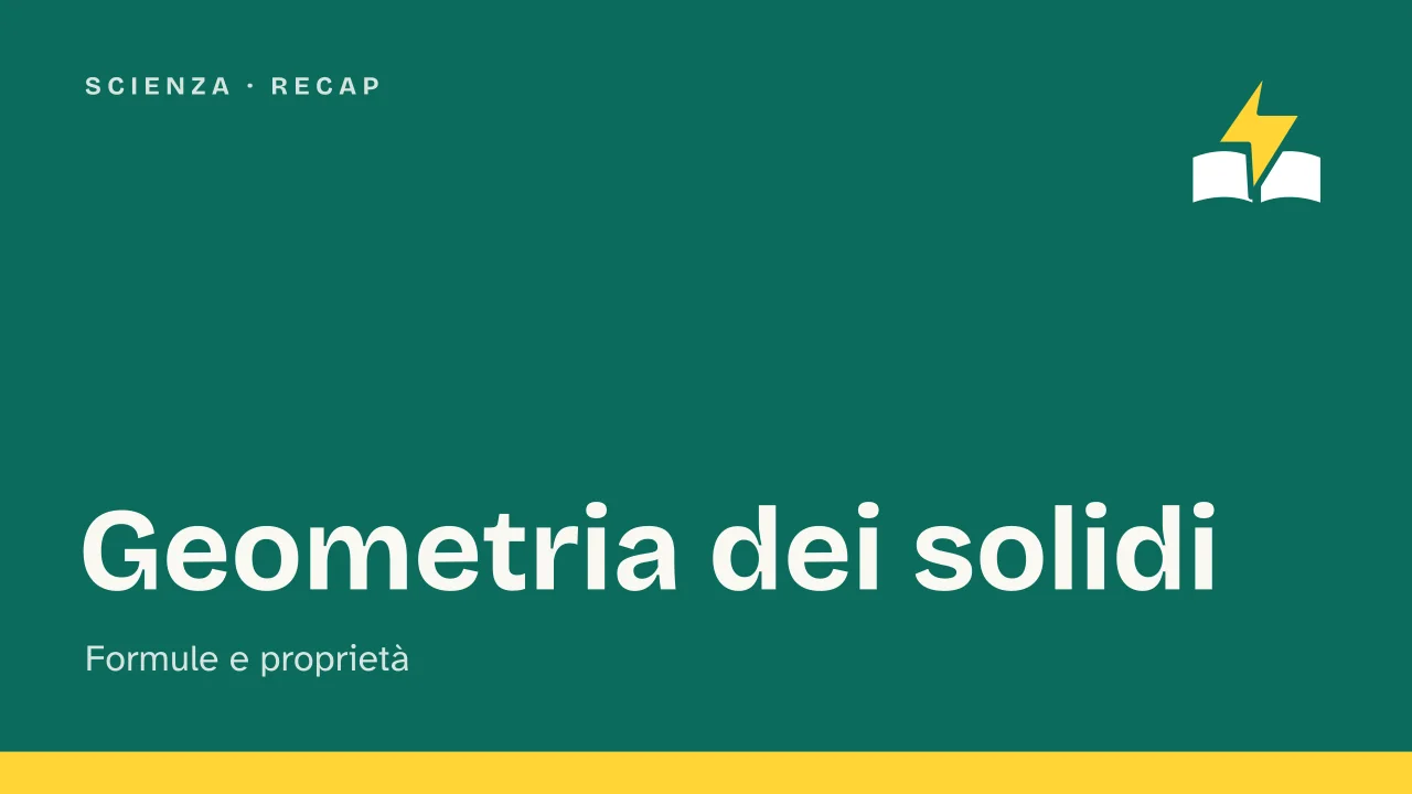 Slide 1 della presentazione su Geometria dei solidi: Geometria dei solidi
