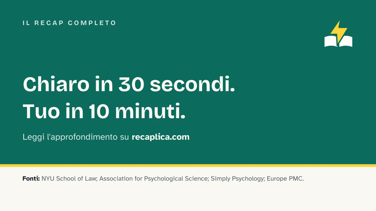Slide 10 della presentazione su Jerome Bruner: Il Recap completo