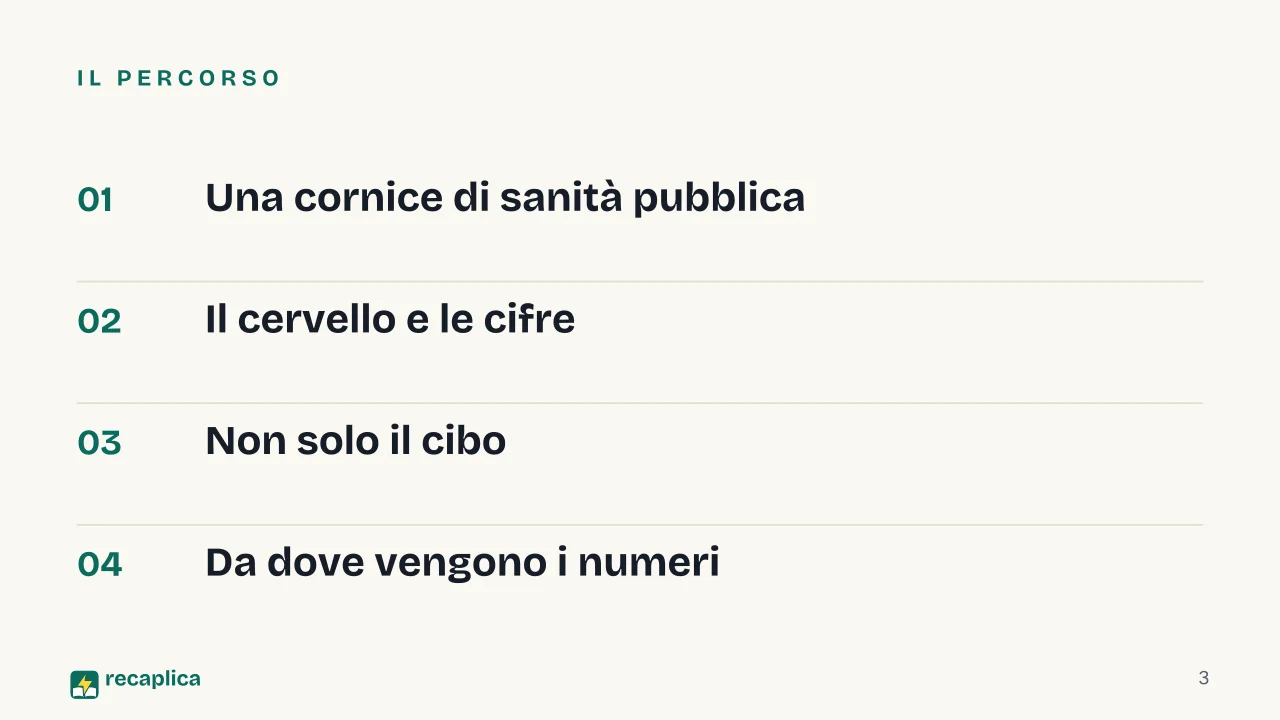 Slide 3 della presentazione su I primi 1000 giorni di vita: Il percorso
