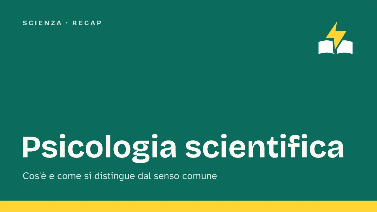 Slide 1 della presentazione su Psicologia scientifica: Psicologia scientifica