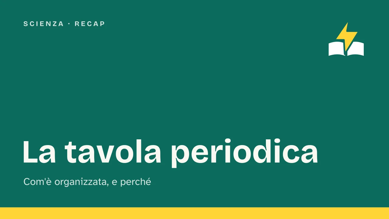 Slide 1 della presentazione su La tavola periodica: La tavola periodica