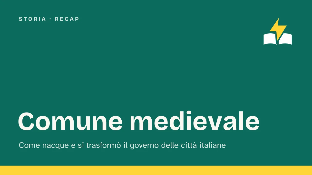 Slide 1 della presentazione su Comune medievale: Comune medievale