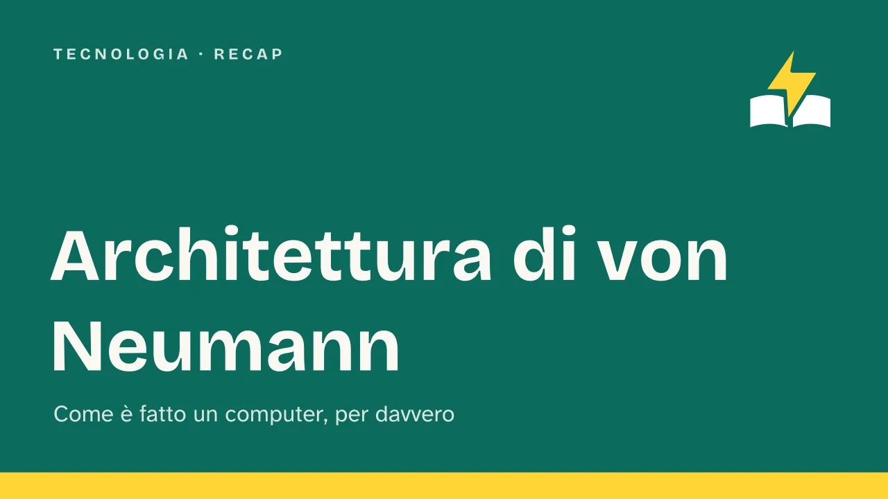 Slide 1 della presentazione su Architettura di von Neumann: Architettura di von Neumann