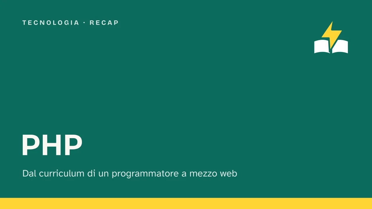 Slide 1 della presentazione su PHP: PHP