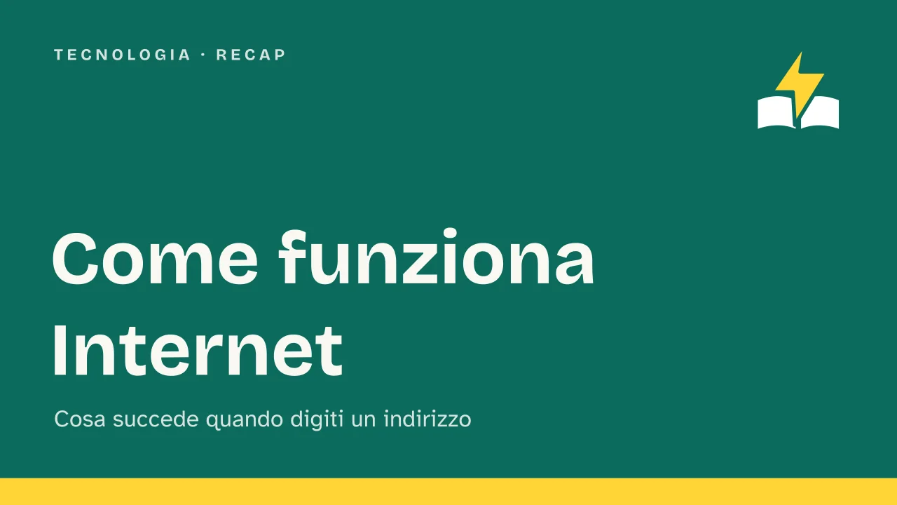 Slide 1 della presentazione su Come funziona Internet: Come funziona Internet