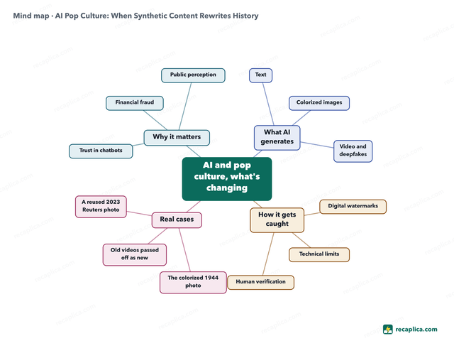 Mind map: AI Pop Culture