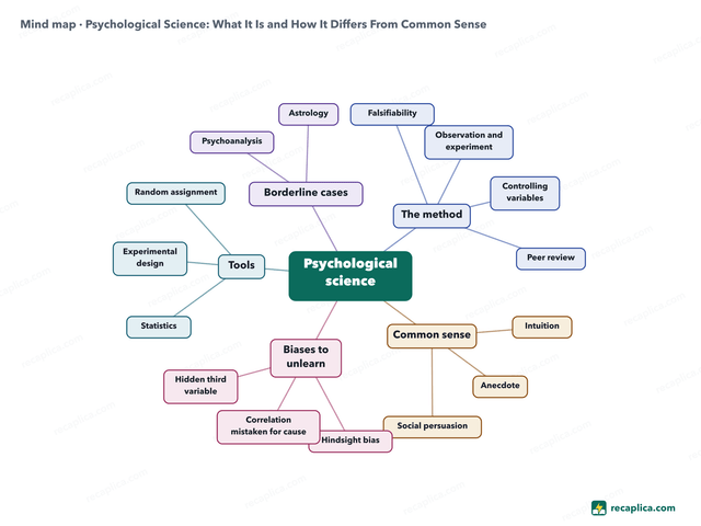 Mind map: Psychological Science