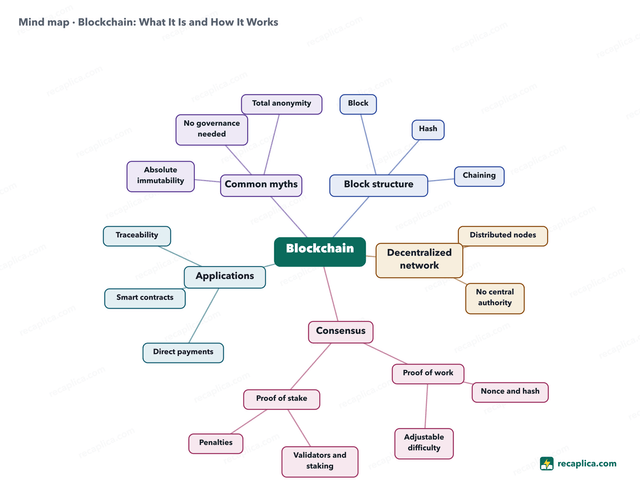 Mind map: Blockchain